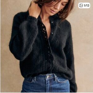 ISO! Sezane Angie Cardigan in Black Small